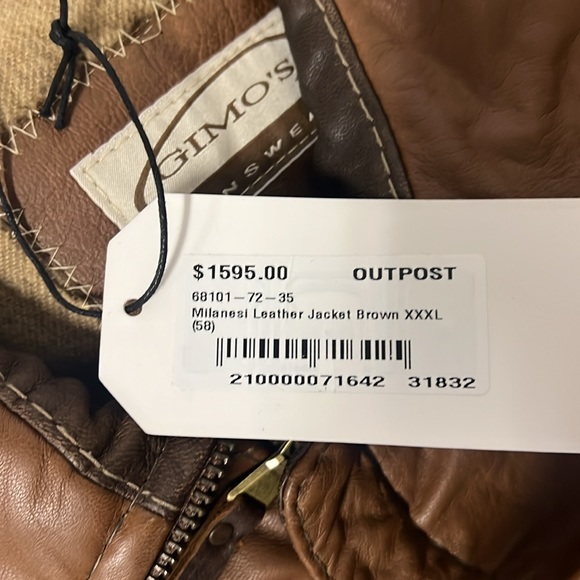 Gimo’s Lambskin Jacket - size 3XL 58 IT - Picture 8 of 8